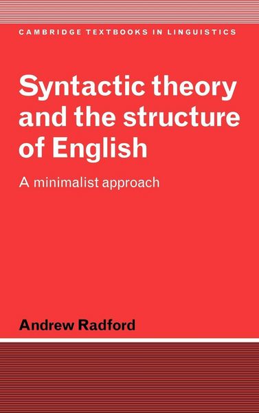 Produktbild: Syntactic Theory and the Structure of English