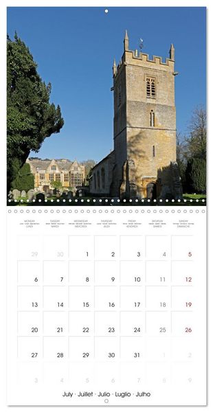 Produktbild: The Cotswolds - Idyllic part of England (Wall Calendar 2026 12 &times; 12 Inch) CALVENDO 12 Month Wall Calendar