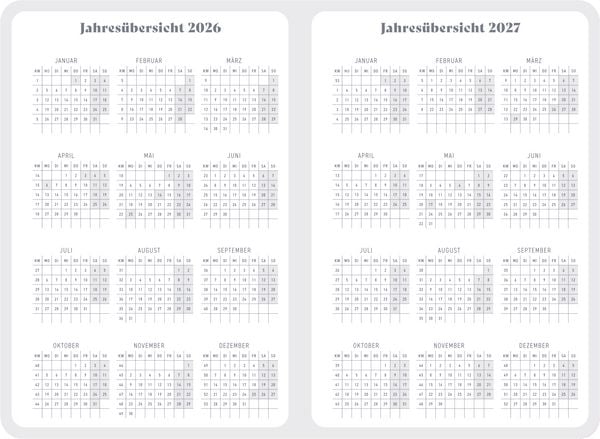 Produktbild: Wochenkalender 2027 - Purple