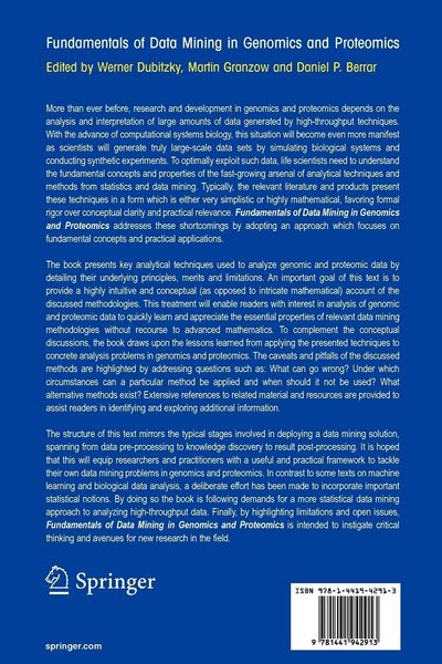 Produktbild: Fundamentals of Data Mining in Genomics and Proteomics