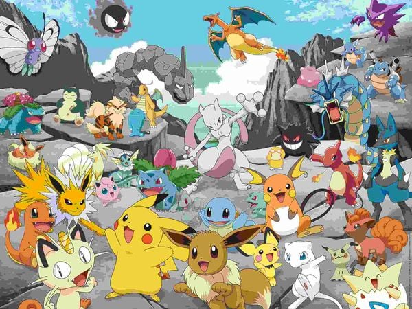 Produktbild: Erwachsenenpuzzle 1500 Teile - Pok&eacute;mon Classics