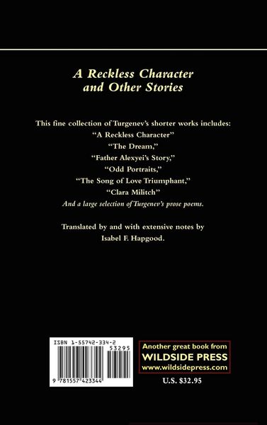 Produktbild: A Reckless Character and Other Stories
