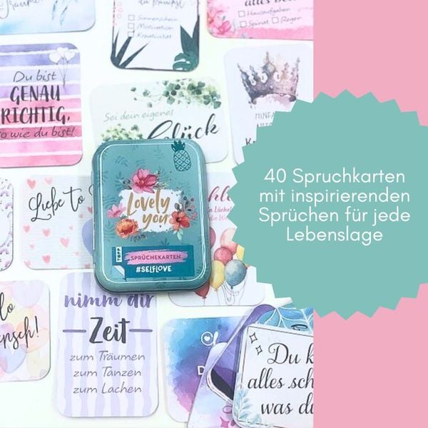 Produktbild: Lovely You - Spr&uuml;chekarten #Selflove