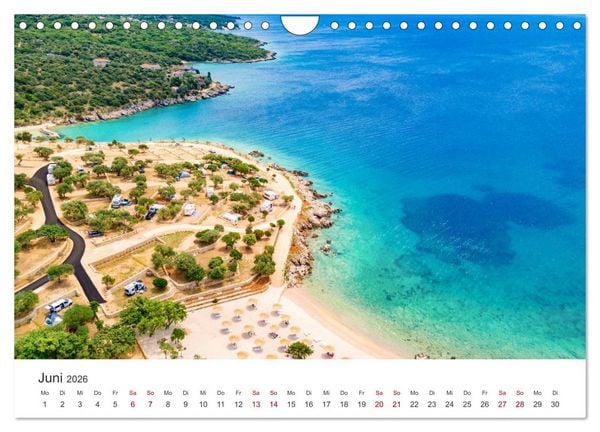 Produktbild: Kroatien - Eine Reise durch traumhafte Landschaften. (Wandkalender 2026 DIN A4 quer), CALVENDO Monatskalender