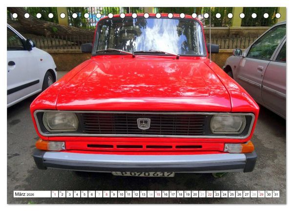Produktbild: MOSKWITSCH - Auto-Legende der UdSSR (Tischkalender 2026 DIN A5 quer), CALVENDO Monatskalender