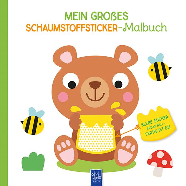 Produktbild: Mein gro&szlig;es Schaumstoffsticker-Malbuch - B&auml;r