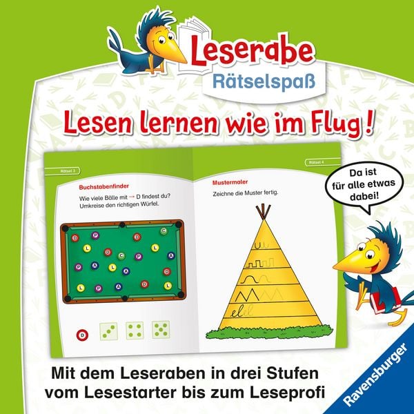 Produktbild: Leserabe R&auml;tselspa&szlig; - Erstlese-R&auml;tsel f&uuml;r Lesestarter (Vor-Lesestufe)