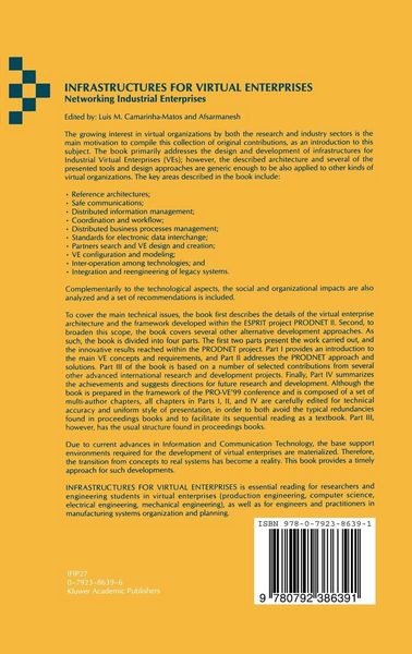 Produktbild: Infrastructures for Virtual Enterprises