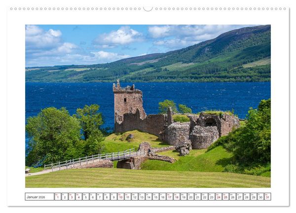 Produktbild: Schottland - eine Rundreise (Wandkalender 2026 DIN A2 quer), CALVENDO Monatskalender