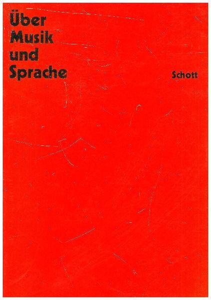 Produktbild: &Uuml;ber Musik und Sprache