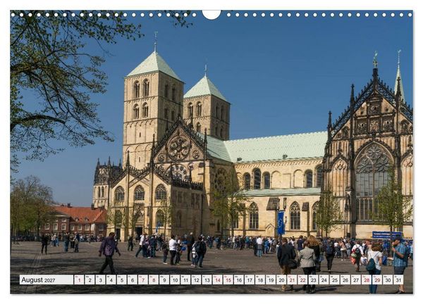 Produktbild: Lebenswertes M&uuml;nster (Wandkalender 2027 DIN A3 quer), CALVENDO Monatskalender