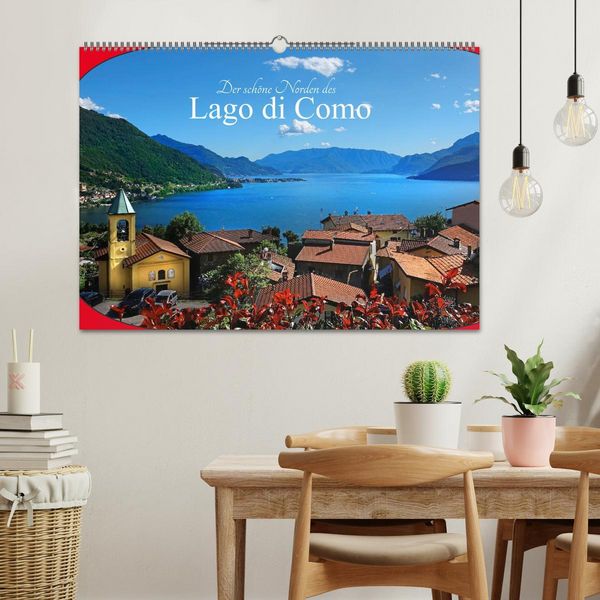Produktbild: Der sch&ouml;ne Norden des Lago di Como (Wandkalender 2026 DIN A2 quer), CALVENDO Monatskalender