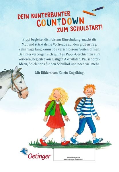 Produktbild: Mein Schulstart. Countdown zur Einschulung mit Pippi Langstrumpf