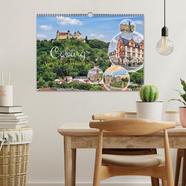 Produktbild: Coburg - Veste, Markt & mehr (Wandkalender 2027 DIN A3 quer), CALVENDO Monatskalender