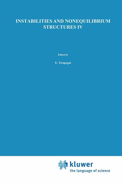 Produktbild: Instabilities and Nonequilibrium Structures IV