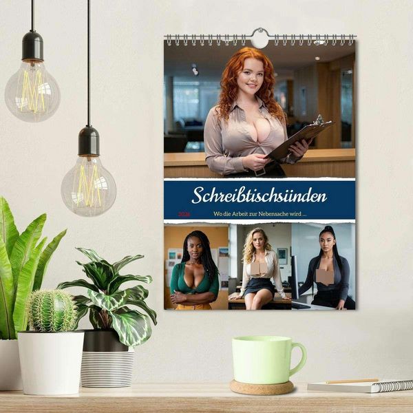 Produktbild: Schreibtischs&uuml;nden (Wandkalender 2026 DIN A4 hoch), CALVENDO Monatskalender