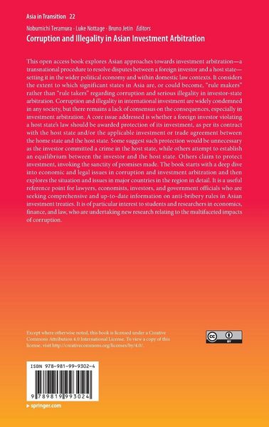 Produktbild: Corruption and Illegality in Asian Investment Arbitration