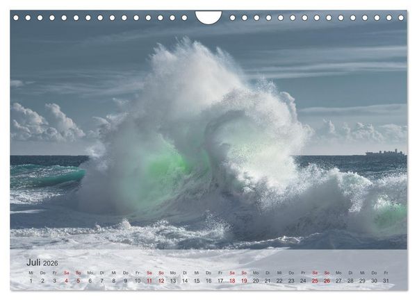 Produktbild: Rhapsodie in Blau (Wandkalender 2026 DIN A4 quer), CALVENDO Monatskalender