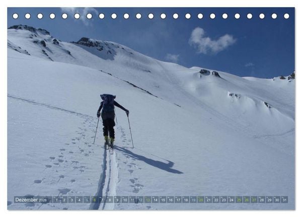 Produktbild: Berge und Sport 2026, Impressionen einer Leidenschaft (Tischkalender 2026 DIN A5 quer), CALVENDO Monatskalender