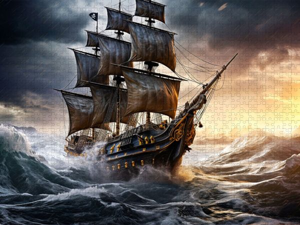 Produktbild: CALVENDO Puzzle Ein Motiv aus dem Kalender Das Piratenschiff - Willkommen in der Welt der Geister | 2000 Teile Lege-Gr&ouml;&szlig;e 90x67cm Foto-Puzzle f&uuml;r gl&uuml;ckliche Stunden