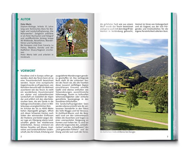 Produktbild: KOMPASS Wanderführer Tessin, 50 Touren mit Extra-Tourenkarte