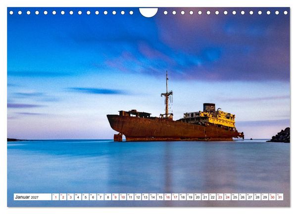 Produktbild: Lanzarote - Zwischen Asche und Atlantik (Wandkalender 2027 DIN A4 quer), CALVENDO Monatskalender