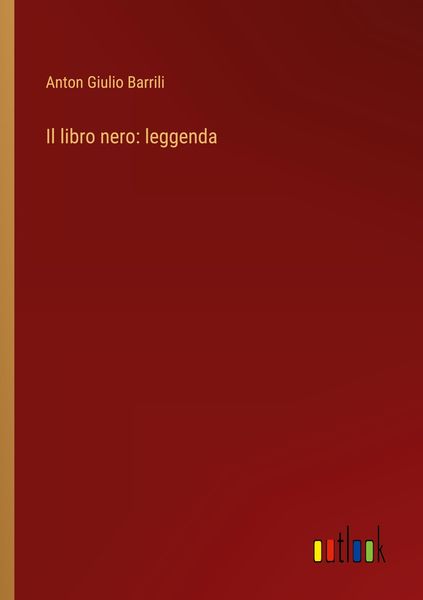 Produktbild: Il libro nero: leggenda