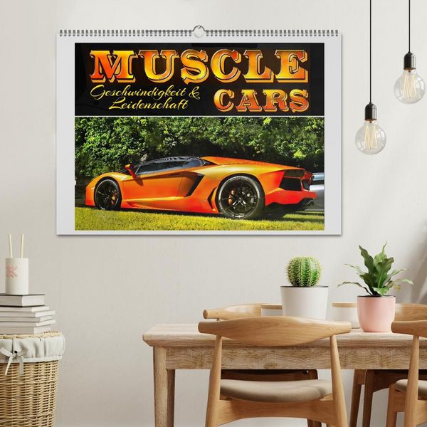 Produktbild: Muscle Cars, Geschwindigkeit und Leidenschaft (Wandkalender 2027 DIN A2 quer), CALVENDO Monatskalender