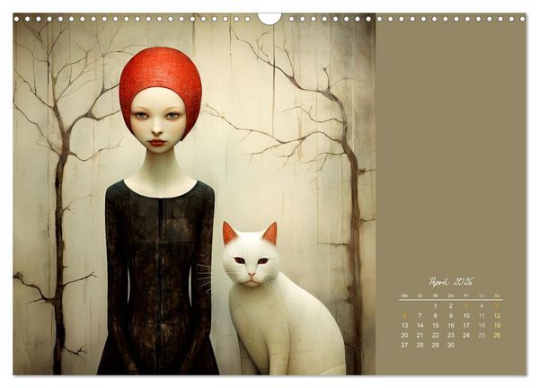 Produktbild: Die Katze - mein Freund (Wandkalender 2026 DIN A3 quer), CALVENDO Monatskalender