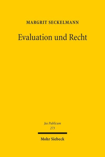 Produktbild: Evaluation und Recht
