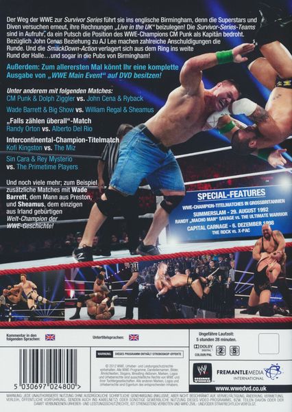 Produktbild: Live in the UK - November 2012 [2 DVDs]