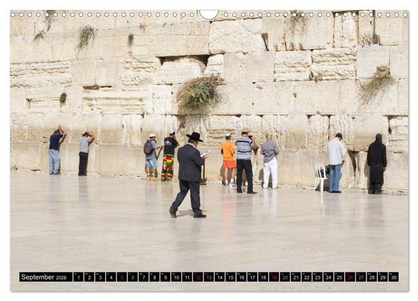 Produktbild: Jerusalem - die Goldene Stadt (Wandkalender 2026 DIN A3 quer), CALVENDO Monatskalender