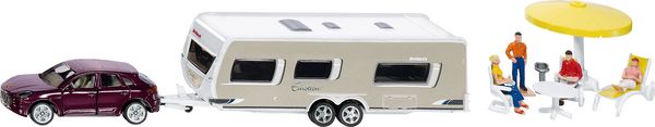 Produktbild: Siku 2542 PKW mit Wohnwagen