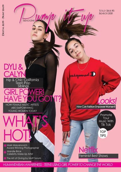 Produktbild: Pump it up Magazine - Calyn & Dyli - Hip and chic California teen pop siblings
