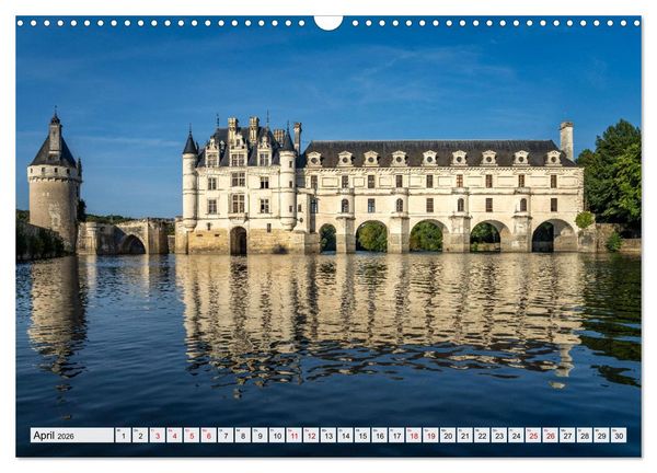 Produktbild: Die Schl&ouml;sser im Tal der Loire (Wandkalender 2026 DIN A3 quer), CALVENDO Monatskalender