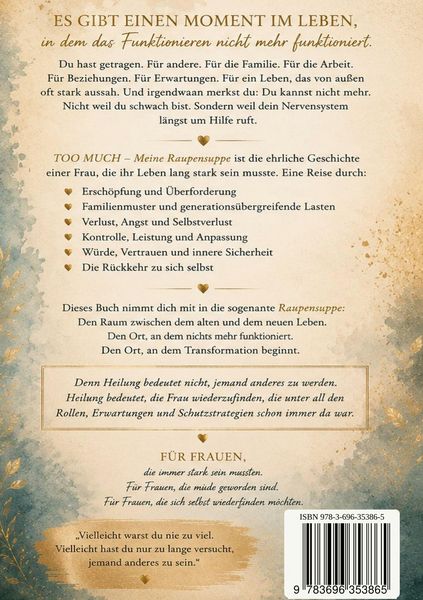 Produktbild: Die "Too Much" - Reihe - Meine Raupensuppe