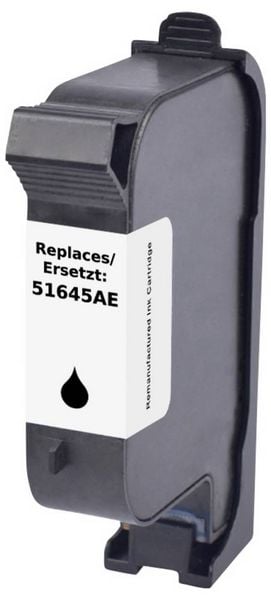 Produktbild: Renkforce Druckerpatrone ersetzt HP 45, 51645AE Kompatibel Schwarz RF-I-HP45BK RF-6922906