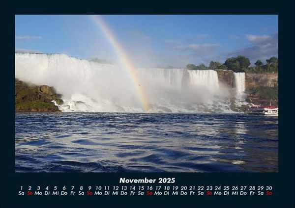 Produktbild: Wasserf&auml;lle 2025 Fotokalender DIN A4