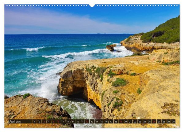 Produktbild: Costa de Ponent - Unterwegs zwischen Barcelona und Tarragona (Wandkalender 2026 DIN A2 quer), CALVENDO Monatskalender