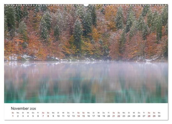 Produktbild: Bezaubernde Bergseen (Wandkalender 2026 DIN A2 quer), CALVENDO Monatskalender
