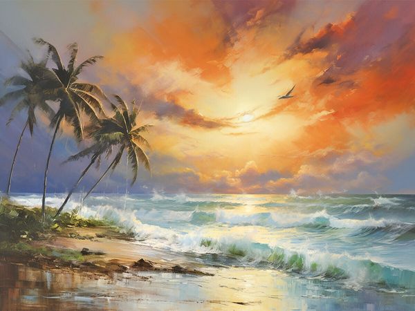 Produktbild: CALVENDO Puzzle St&uuml;rmische See | 1000 Teile Lege-Gr&ouml;&szlig;e 64x48cm Foto-Puzzle f&uuml;r gl&uuml;ckliche Stunden