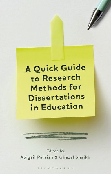 Produktbild: A Quick Guide to Research Methods for Dissertations in Education