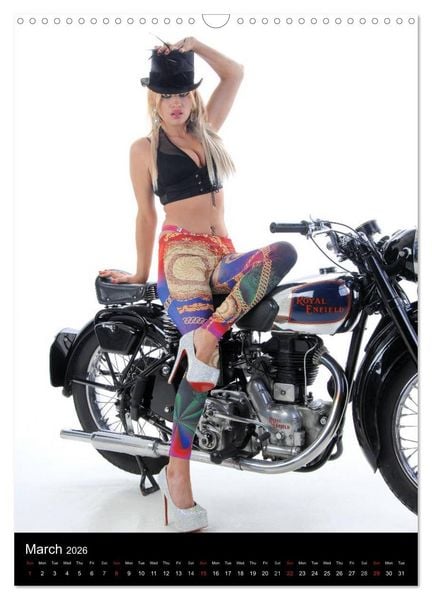 Produktbild: Girl on a Bike (Wall Calendar 2026 DIN A3 portrait), CALVENDO 12 Month Wall Calendar