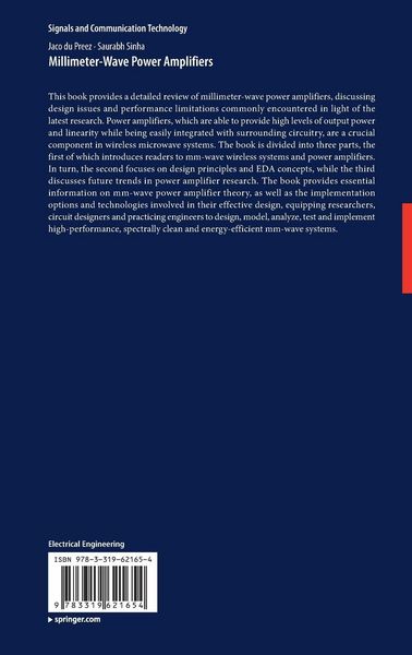 Produktbild: Millimeter-Wave Power Amplifiers