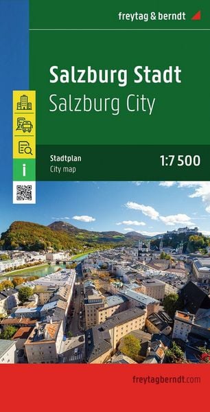 Produktbild: Salzburg Stadt, Stadtplan 1:7.500 - 1:15.000
