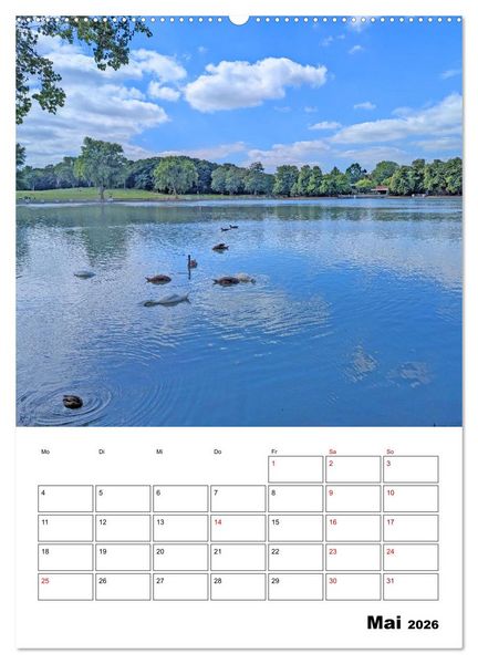 Produktbild: K&ouml;ln und D&uuml;sseldorf - Stadtmomente am Rhein (hochwertiger Premium Wandkalender 2026 DIN A2 hoch), Kunstdruck in Hochglanz