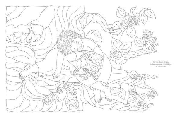 Produktbild: Inspiration Engel – 50 spirituelle Motive zum Ausmalen für mehr Entspannung