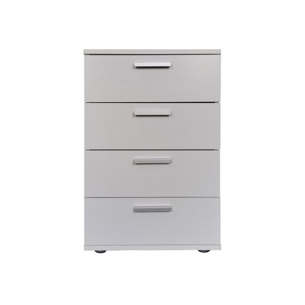 Produktbild: HTI-Living Nachtkonsole Nachtschrank Nina 4 Wei&szlig; Nachtkonsole Nachtschrank Nina 4 Wei&szlig;