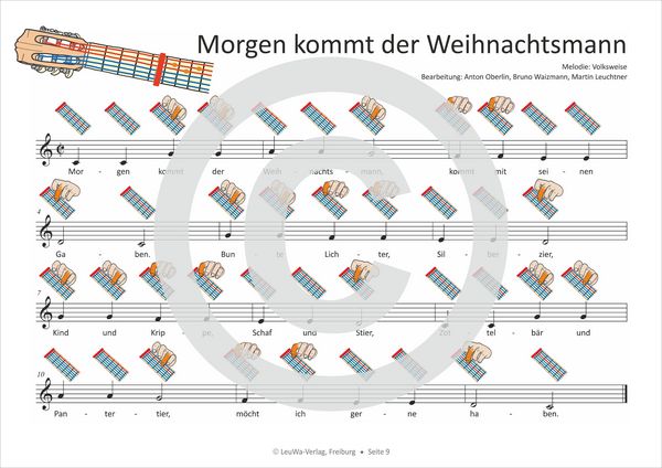 Produktbild: Einfacher!-Geht-Nicht: 24 Weihnachtslieder f&uuml;r Gitarre mit Kapodaster incl. CD