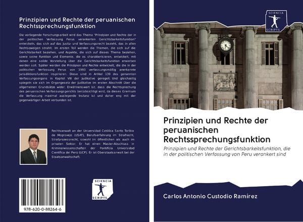 Produktbild: Prinzipien und Rechte der peruanischen Rechtssprechungsfunktion